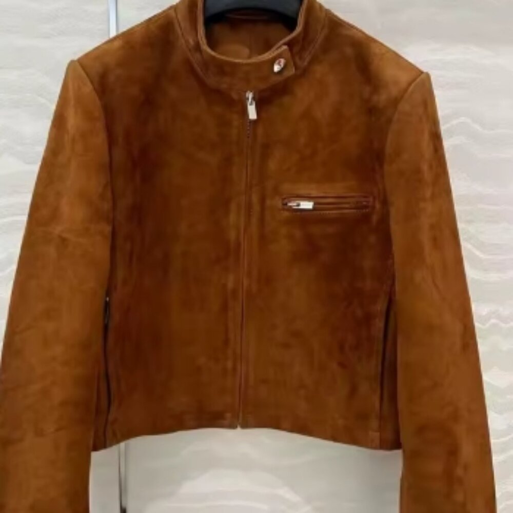 veste 100% cuir de veau